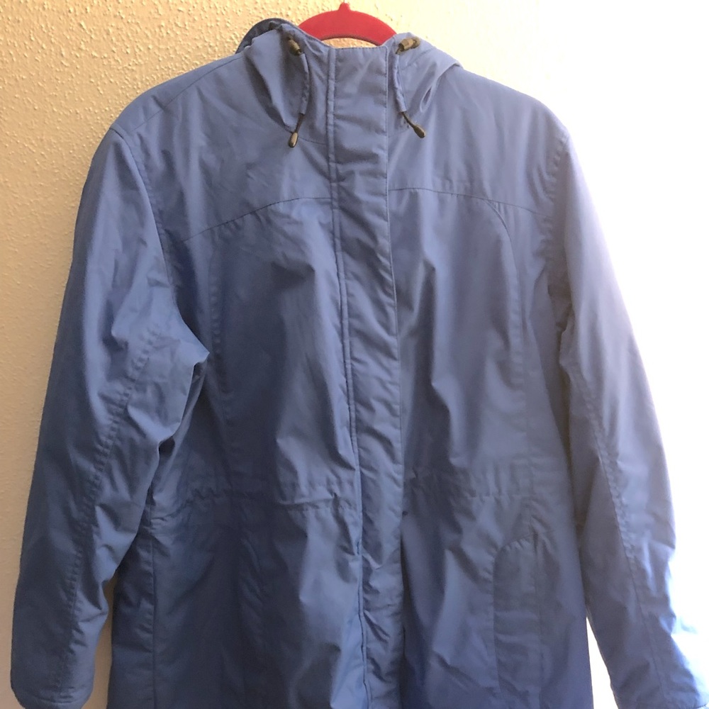 LLBEAN  blue winter coat 1x